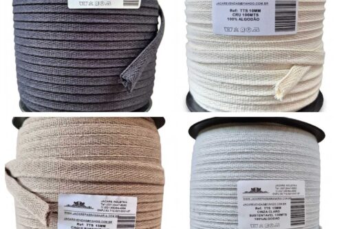 TTS Cadarço Tecido Tubular Sarjado